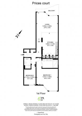 			NEW INSTRUCTION, 2 Bedroom, 1 bath, 1 reception Apartment			 Prices Court, Cotton Row, Battersea